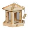 Vogelhaus Pavillon 6-Eck Hängend, FSC®-Holz Und Acrylglas, Ca. 19 X 18 X 18 Cm -Gartenbedarf Geschäft 0910100614 Vogelhaus Pavillon 6 eck FSC mit Futterterrasse u Kordel 1 55366