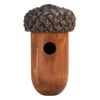 Nistkasten In Eichelform, Braun, Ca. 25 X 14 X 14 Cm -Gartenbedarf Geschäft 0910150192 nistkasten eichel 116795
