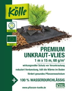 Kölle Premium Unkrautvlies -Gartenbedarf Geschäft 0910301205 Koelle Premium Unkrautvlies 1x15m schwarz 4 24753