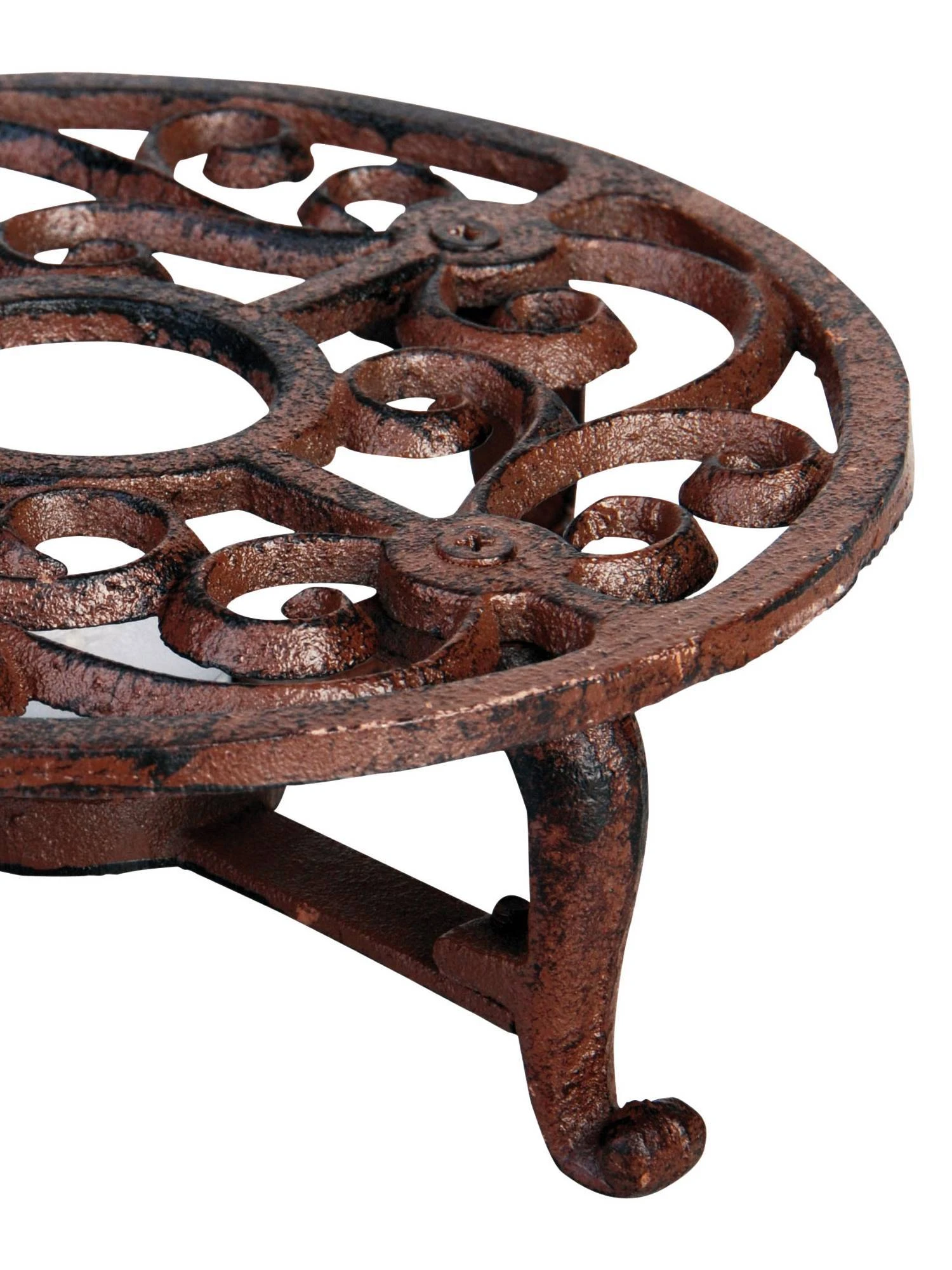 Stövchen, Antik-rostbraun, 19,2 X 19,2 X 7,1 Cm 4 Stövchen, Antik-rostbraun, 19,2 X 19,2 X 7,1 Cm – Bild 2