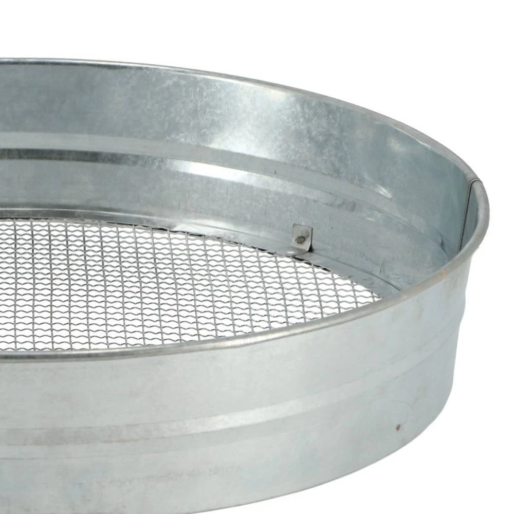 Erdsieb, Silber, Verzinkter Stahl, Ca. Ø37 Cm 4 Erdsieb, Silber, Verzinkter Stahl, Ca. Ø37 Cm – Bild 2