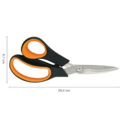 Gemüseschere Solid™ SP240, Schwarz/orange, Ca. 20 X 2 X 9 Cm -Gartenbedarf Geschäft 0920300733 solid gemuese schere sp240 1 118063