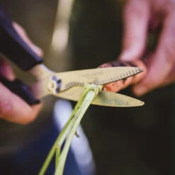 Gemüseschere Solid™ SP240, Schwarz/orange, Ca. 20 X 2 X 9 Cm -Gartenbedarf Geschäft 0920300733 solid gemuese schere sp240 4 118065