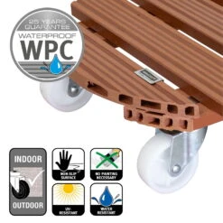 Multi Roller WPC, 150 Kg Tragkraft, Ca. 39 X 39 X 11 Cm 10 Multi Roller WPC, 150 Kg Tragkraft, Ca. 39 X 39 X 11 Cm -Gartenbedarf Geschäft 0920600467 multi roller wpc terracotta 5 116651