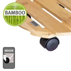 Multi Roller Bambus, 100 Kg Tragkraft, Ø 29 Cm -Gartenbedarf Geschäft 0920600474 multi roller bambus hell 5 116669