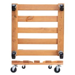 Multi Roller, Tragkraft 120 Kg, Hellbraun, Ca. 10 X 38 X 38 Cm -Gartenbedarf Geschäft 0920600514multi roller kiefer kastanie 1 116715