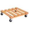 Multi Roller, Tragkraft 120 Kg, Hellbraun, Ca. 10 X 38 X 38 Cm -Gartenbedarf Geschäft 0920600514multi roller kiefer kastanie 2 116714