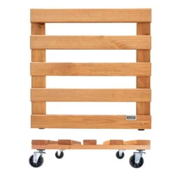 Multi Roller, Tragkraft 120 Kg, Hellbraun, Ca. 10 X 38 X 38 Cm -Gartenbedarf Geschäft 0920600514multi roller kiefer kastanie 6 116710