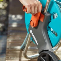 Schlauchwagen AquaRoll S, Gardena, Schlauchlängen Bis 15 M -Gartenbedarf Geschäft 0930200441 Schlauchwagen Aqua Roll S Set kpl mit 20m Schlauch und Systemteilen 2 61599