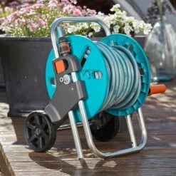 Schlauchwagen AquaRoll S, Gardena, Schlauchlängen Bis 15 M -Gartenbedarf Geschäft 0930200441 Schlauchwagen Aqua Roll S Set kpl mit 20m Schlauch und Systemteilen 4 61597