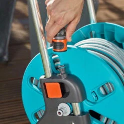 Schlauchwagen AquaRoll S, Gardena, Schlauchlängen Bis 15 M -Gartenbedarf Geschäft 0930200441 Schlauchwagen Aqua Roll S Set kpl mit 20m Schlauch und Systemteilen 6 61595