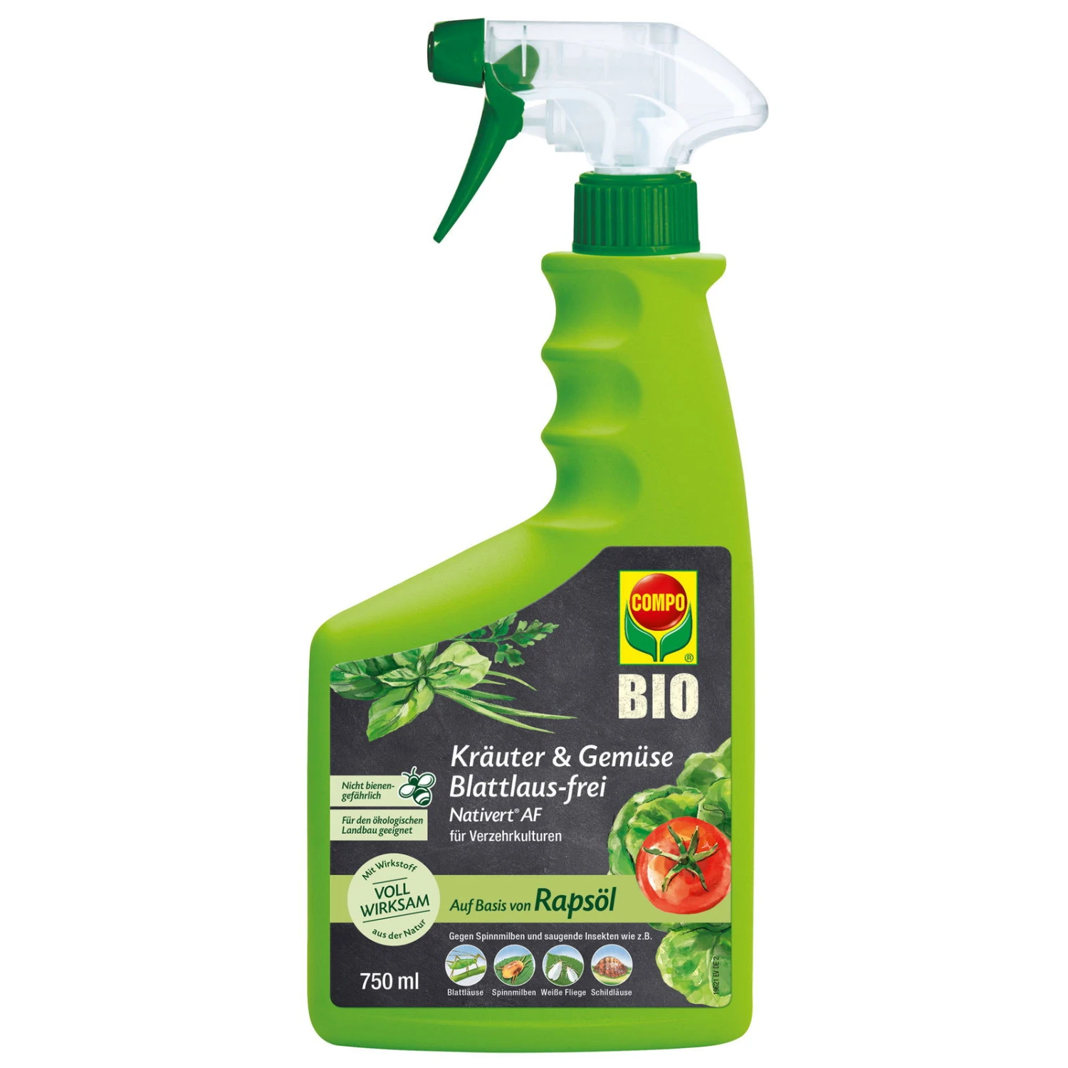 Compo Kräuter & Gemüse Blattlausfrei Nativert® AF, 750 Ml 3 Compo Kräuter & Gemüse Blattlausfrei Nativert® AF, 750 Ml