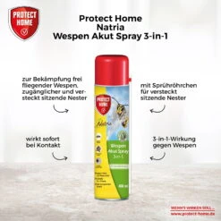 Protect Home Natria Wespen-Akut Spray, 400 Ml -Gartenbedarf Geschäft 0950300974 Natria Wespen Akut Spray 3in1 400ml 3 107285