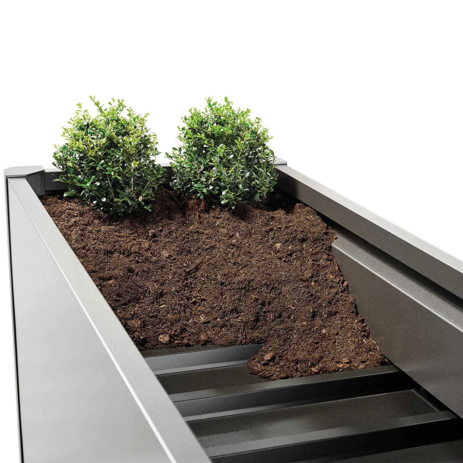 Biohort Zwischenboden Für Hochbeet 2x1, 196x100x3cm, Feuerverzinktes, Polyamid-einbrennlackiertes Stahlblech 3 Biohort Zwischenboden Für Hochbeet 2x1, 196x100x3cm, Feuerverzinktes, Polyamid-einbrennlackiertes Stahlblech