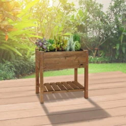 Kiefer-Hochbeet 'Emma' Inkl. Wurzeltuch, FSC®-Holz, Ca. 78 X 40 X 78 Cm