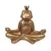 Dekofigur Frosch Mit Krone, Gold, 54 X 65 X 38 Cm -Gartenbedarf Geschäft 0980306447 Frosch mit Krone gold H54 x B65 x T38 cm 122160