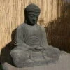 Buddha-Statue, Trockensteinguss, 53 X 40 X 65 Cm -Gartenbedarf Geschäft 0980306821 buddha aus trockensteinguss 5 123372