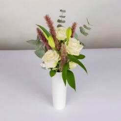 Gemischter Blumenbund 'Lilientraum' Inkl. Gratis Grußkarte -Gartenbedarf Geschäft 1025700007 DIY Mixbund Lilientraum Lilie Rose Euka Fluffy 2 94530