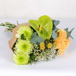 Gemischter Blumenbund 'Grüne Schönheit' Inkl. Gratis Grußkarte -Gartenbedarf Geschäft 1025700013 DIY Mixbund Gruene Schoenheit Nelke Zembla Crasp Euka Gypso Stat Anth 2 94426