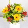 Gemischter Blumenbund 'Sonnentag' Inkl. Gratis Grußkarte -Gartenbedarf Geschäft 1025700015 DIY Mixbund Sonnentag Germini Hypericum Statice Lilie Santini 2 d 100182