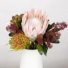 Blumenbund Protea King Mit Skimmie Und Kapgrün, Inkl. Gratis Grußkarte -Gartenbedarf Geschäft 1025700017 Strauss Protea King mit Skimmia 1 101675