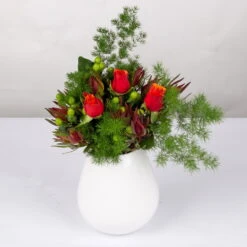 Blumenbund Rose 'Espana' Mit Zierspargel, Mit Gratis Grußkarte -Gartenbedarf Geschäft 1025700026 Strauss Rosen Espana 1 102758