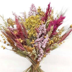 Trockenblumen DIY-Set, Natur-rosa, Länge Ca. 60 Cm -Gartenbedarf Geschäft 1055300012 Trockenblumen DIY Box pink gemischt WS 1 1 114829