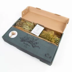 Trockenblumen DIY-Set, Natur, Länge Ca. 60 Cm -Gartenbedarf Geschäft 1055300013 Trockenblumen DIY Box natur gemischt WS 2 95064