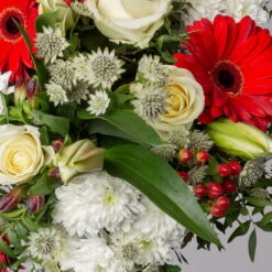 Blumenstrauß 'Roma' Inkl. Gratis Grußkarte -Gartenbedarf Geschäft 1110600106 strauss premium rot weiss 2 122357