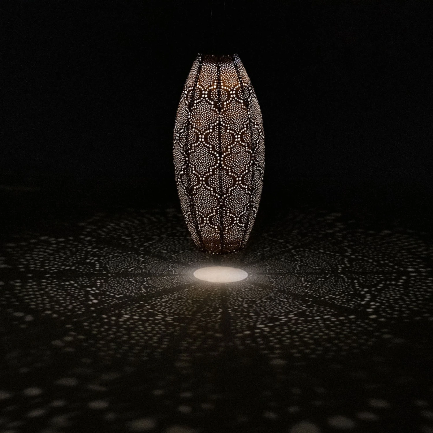 Solarlaterne 'Long Oval 20', Kupfer, Ø 20 X 45 Cm 5 Solarlaterne 'Long Oval 20', Kupfer, Ø 20 X 45 Cm – Bild 3