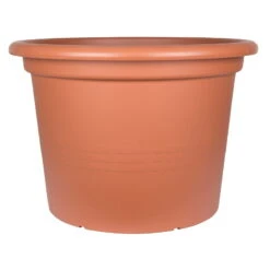 Pflanzkübel "Cilindro" Terra, Ø 90 Cm, Erdvol. 250 L -Gartenbedarf Geschäft 3210100842 Pflanzkuebel Cilindro terra 90cm Erdvol 250Ltr1 66234