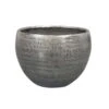 Pflanzgefäß 'Rowen', Silber, Ø 19 X H 13 Cm -Gartenbedarf Geschäft 3210801614 Pflanzgefaess Rowen silber D 19 x H 13 cm 114958