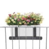LECHUZA® Balkonkastenhalter-Ergänzung, Weiß, Für Balconera 50 Und 80 -Gartenbedarf Geschäft 3240100120 BalkonkastenhalterErgaenzung schwarz fuer Balconera 50 80 02 39007