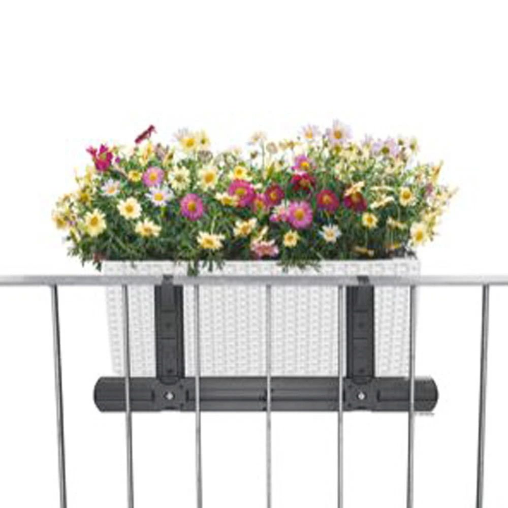 LECHUZA® Balkonkastenhalter-Ergänzung, Weiß, Für Balconera 50 Und 80 3 LECHUZA® Balkonkastenhalter-Ergänzung, Weiß, Für Balconera 50 Und 80
