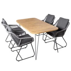 Dining-Sessel 'Portofino' Inkl. Auflage, Anthrazit -Gartenbedarf Geschäft 3910302579 3910801509 Gruppe Portofino 5 85086