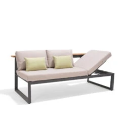 Dining-Bank 'Jimmy', 3-Sitzer, Grau, Ca. 191 X 89 X 75 Cm -Gartenbedarf Geschäft 3910302713 Dining Bank Jimmy 3 Sitzer inkl Auflagen 1 5 121620