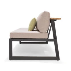 Dining-Bank 'Jimmy', 3-Sitzer, Grau, Ca. 191 X 89 X 75 Cm -Gartenbedarf Geschäft 3910302713 Dining Bank Jimmy 3 Sitzer inkl Auflagen 11 121604