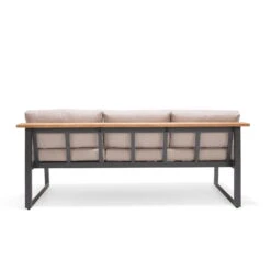 Dining-Bank 'Jimmy', 3-Sitzer, Grau, Ca. 191 X 89 X 75 Cm -Gartenbedarf Geschäft 3910302713 Dining Bank Jimmy 3 Sitzer inkl Auflagen 3 121612