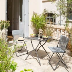 Lafuma Klappstuhl 'Chaise Balcony II', Terra, Ca. 83 X 44 X 48 Cm -Gartenbedarf Geschäft 3910302715 Klappstuhl Chaise Balcony II Batyline terre 19 118638