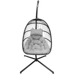 Hängesessel 'Folt Sterzing' Inkl. Auflagen, Schwarz -Gartenbedarf Geschäft 3910302723 Haengesessel Folt Sterzing schwarz inkl Auflage 1 123058