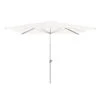 Doppler Sonnenschirm 'Alu-Expert Teleskop', Teleskop-Automatik, 300 X 300 Cm -Gartenbedarf Geschäft 3910502706 Sonnenschirm Alu Expert Teleskop ca 300x300cm weiss ohne Volant 65775
