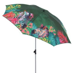 Doppler Sonnenschirm "Basic Zebra", Ø Ca. 200 Cm -Gartenbedarf Geschäft 3910503046 Sonnenschirm Basic Zebra 3 93653