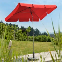 Mittelstockschirm 'Locarno', Ca. 180 X 120 Cm