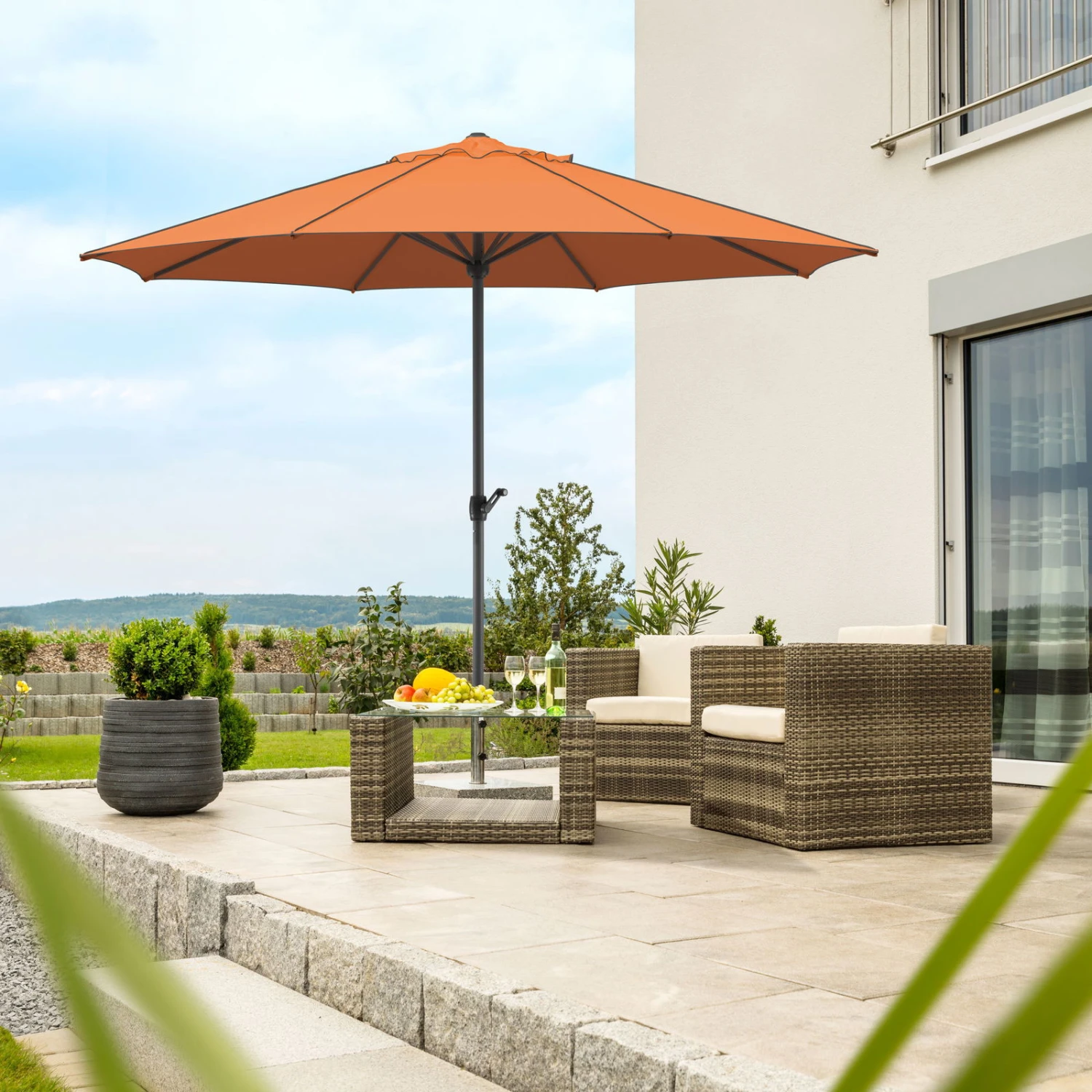 Schneider Sonnenschirm 'Adria', Ø 350 Cm 3 Schneider Sonnenschirm 'Adria', Ø 350 Cm