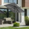 Pendelschirm 'Rhodos Junior', Ca 230 X 230 Cm -Gartenbedarf Geschäft 3910503186 Sonnenschirm Rhodos Junior anthrazit 3 90607