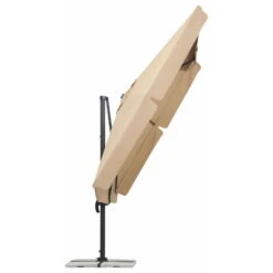 Sonnenschirm 'Rhodos', 300 X 300 Cm, Natur -Gartenbedarf Geschäft 3910503191 Sonnenschirm Rhodos natur 12 91426