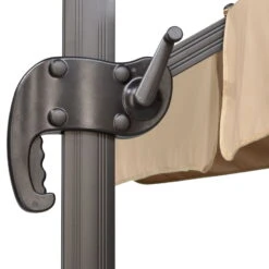 Sonnenschirm 'Rhodos', 300 X 300 Cm, Natur -Gartenbedarf Geschäft 3910503191 Sonnenschirm Rhodos natur 3 91432