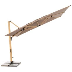 Doppler Pendelschirm 'Alu-Wood XL LED Ultra', Ca. 400 X 300 Cm -Gartenbedarf Geschäft 3910503252 Pendelschirm ALU Wood XL LED Ultra 7 98941