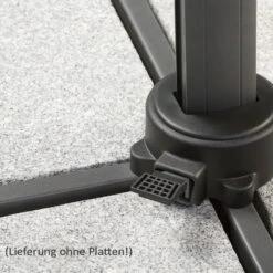 Pendelschirm 'Rhodos', Anthrazit, Ca. 300 X 300 Cm 30 Pendelschirm 'Rhodos', Anthrazit, Ca. 300 X 300 Cm -Gartenbedarf Geschäft 3910503326 Pendelschirm Rhodos Twist Green Style ca 300x300cm anthrazit 16 119130