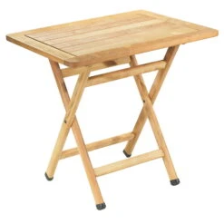 Holztisch 'Matera', Buchenholz, Ca. 80 X 60 X 75 Cm -Gartenbedarf Geschäft 3910700456 Holztisch Matera 80x60cm 1 102337